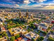 Aerial View of Guadalajara City in Jalisco, Mexico Showcasing Urban Landscape and Vibrant Culture from Above