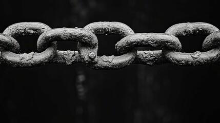 A rusty chain link fence with a few rusty links. The fence is old and worn,