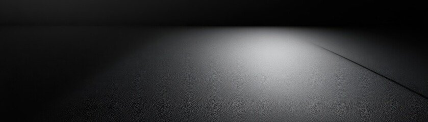 Poster - A textured black surface illuminated by a single light source