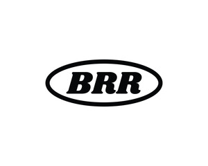 BRR logo design vector template. BRR