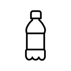 Poster - Bottle icon Outline vector for web ui