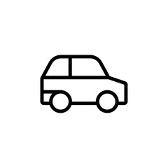 Aufkleber - Car icon Outline vector for web ui