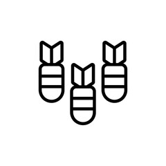 Poster - Ddos icon Outline vector for web ui
