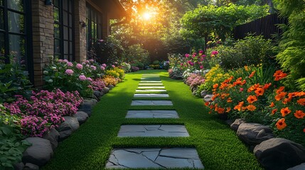 path in the garden