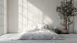 © Naturalis - Serene Bedroom Oasis: Minimalist Design and Natural Accents