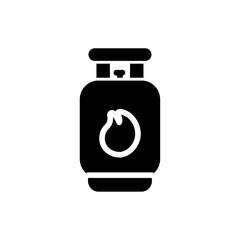 Poster - Gas tank icon Outline vector for web ui