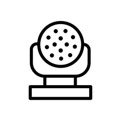 Aufkleber - laser lamp icon Outline vector for web ui