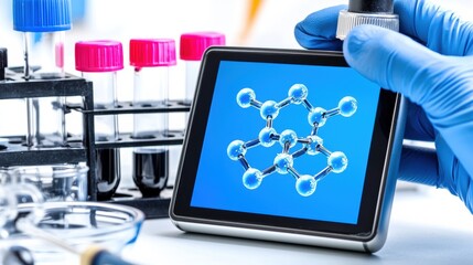 Poster - Laboratory Innovation and Molecular Visualization Concept