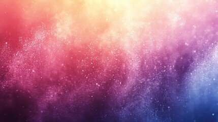 Wall Mural - abstract background with colorful particles, a dreamy and magical design with a gradient of colors a