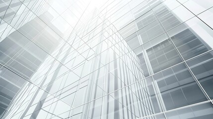 grey white line building structure 3d background - a modern and architectural visual. the grey and w