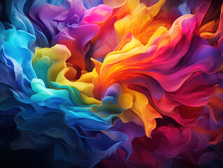 Fantastic Vibrant colors and wave pattern create elegance