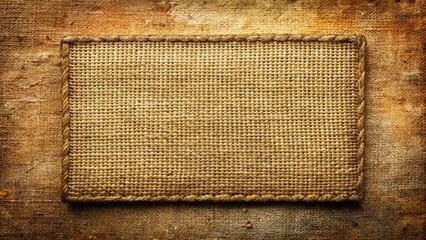 low angle canvas patch textured background providing a rustic and artistic look