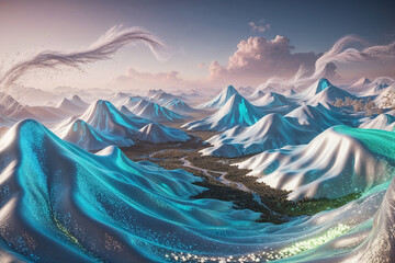 Poster - abstract background 3d wallpaper 
