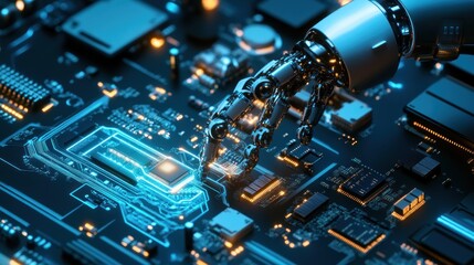 Poster - Robotic Hand Interacting with a Circuit Board