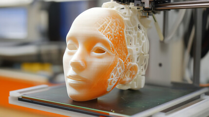 Poster - This workshop used a 3D printer to create a robot head.  It showed how 3D printing, using plastic filament, can make parts for robots. This technology is helpful for engineers and designers.