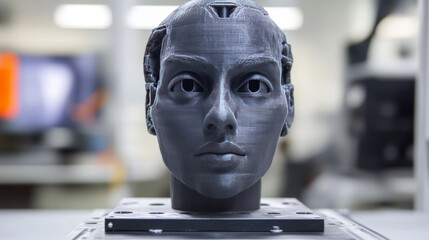 Poster - This workshop used a 3D printer to create a robot head.  It showed how 3D printing, using plastic filament, can make parts for robots. This technology is helpful for engineers and designers.