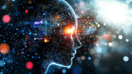 Poster - Artificial intelligence is changing the financial world.  AI systems can analyze financial data, predict market trends, and even automate trading decisions.