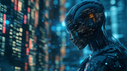 Poster - Artificial intelligence is changing the financial world.  AI systems can analyze financial data, predict market trends, and even automate trading decisions.