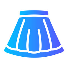 Wall Mural - skirt Gradient icon