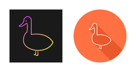 Wall Mural - Duckling Vector Icon