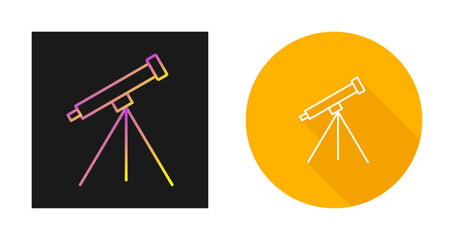 Wall Mural - Telescope Vector Icon