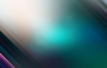 Aufkleber - Abstract background with gradient of teal, blue, and white.  Diagonal blurred lines create an interesting pattern.