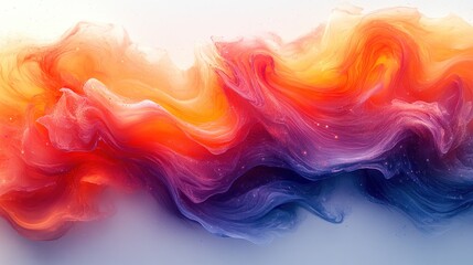 Wall Mural - abstract background with colorful swirls and glitter.