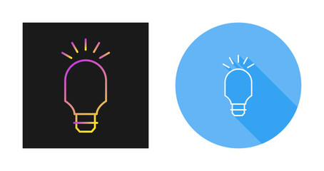 Poster - Bulb Vector Icon