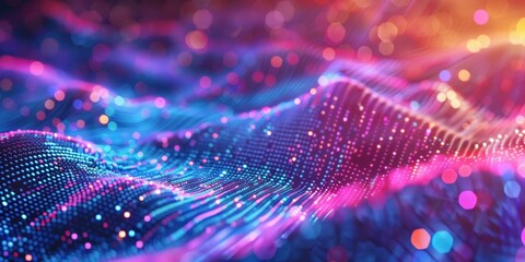Poster - Abstract color background for data-driven marketing strategies.