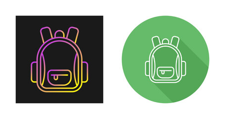 Wall Mural - Backpack Vector Icon