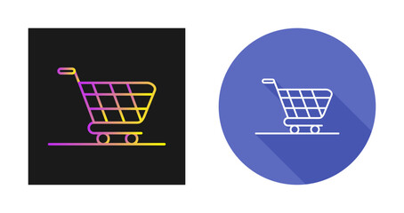 Canvas Print - Shopping Cart Vector Icon