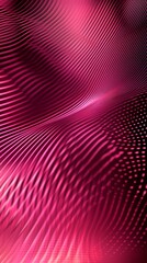 Poster - Flowing waves of pink tones feature rhythmic patterns that create a dynamic and captivating experience, evoking a sense of movement and depth