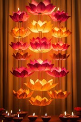 Poster - Diwali decorations in a unique conceptual design