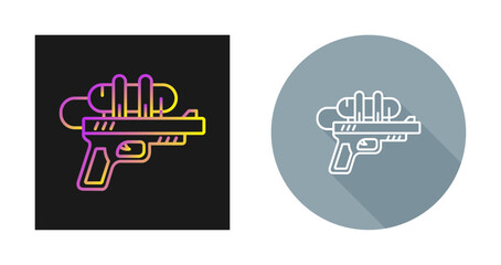 Canvas Print - Water Gun Vector Icon