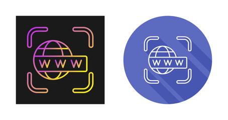 Sticker - Internet Vector Icon