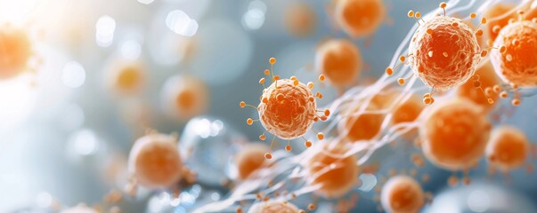 Poster - A detailed close-up of bacteria colonies on the surface of bathroom tiles, highlighting the microscopic organisms in sharp focus. The composition includes sufficient copy space for customization.