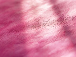 Wall Mural - close-up of textured pink surface with light and shadow. abstract detail of fabric or painted materi