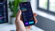 © maesarin - Detailed Digital Wallet Interface Showcasing Cryptocurrency Transaction History Account Balance and Analytics for Financial Management