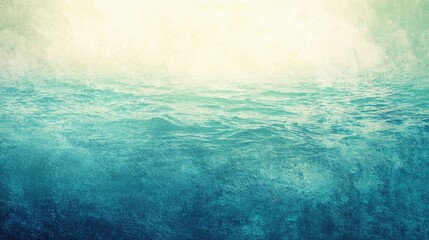Aufkleber - A tranquil aqua blue textured background evoking the essence of a peaceful sea complemented by a gentle artistic touch