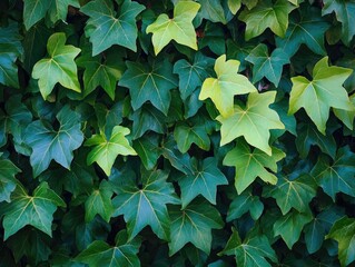 Poster - Artwork featuring climbing vines among trees showcasing leaves and natural beauty ideal for decorative photo wallpaper in interior spaces