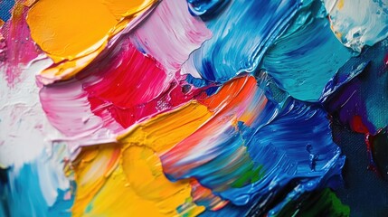 Aufkleber - Abstract artistic background created with oil paint on canvas featuring dynamic brushstrokes Ideal for wall decor wallpaper murals or carpet designs