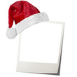 © vovan - a card blank with a Santa Claus hat for Christmas
