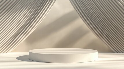 Poster - Abstract background featuring a geometric shape podium designed for product display 3D rendering g 1 3 3.png