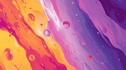 Aufkleber - Abstract wall art featuring vibrant color splashes designed as a vector background for packaging and creative projects