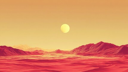 Poster - Barren Landscape Poster Or Desert Texture Stock Material Abstract Digital Art Barren Landscape Poster Or Desert Texture Background Abstract Digital Art