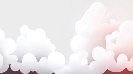 Aufkleber - Abstract White Smoke Patterns on Dark Background