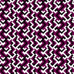 Poster - Seamless geometrical threetone pattern background - abstract vector graphic