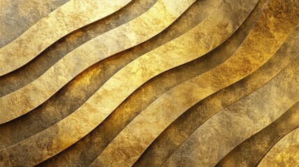 Aufkleber - Abstract art painting featuring a gold strip texture suitable for wall decor postcards wallpaper posters cards murals carpets and prints