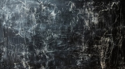 Poster - Chalk Marks on Blackboard Surface