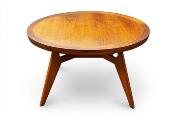 Coffee table isolate on white background, clipping path